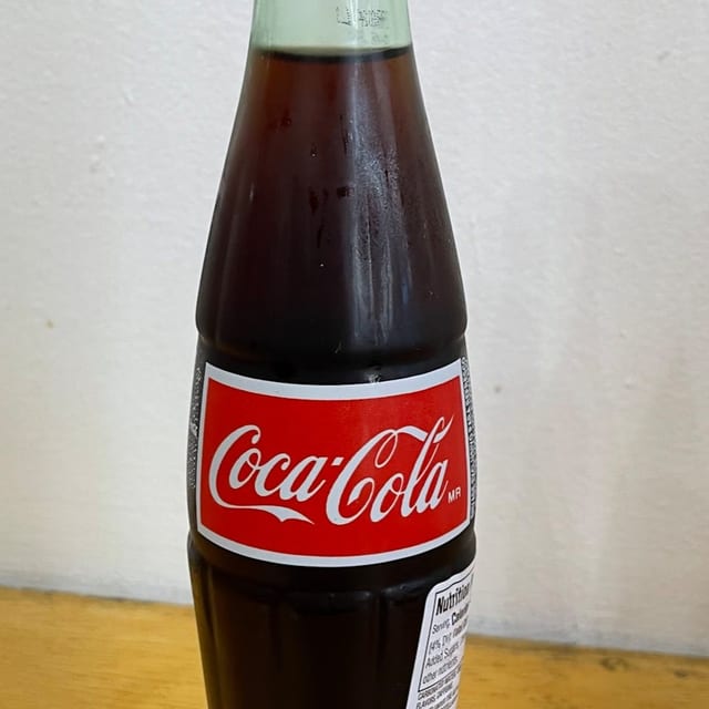 Coca Cola 12oz Glass Bottle.