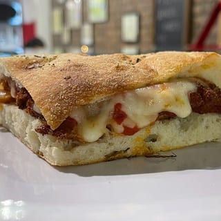 Chicken Parmigiana Focaccia Panino Catering